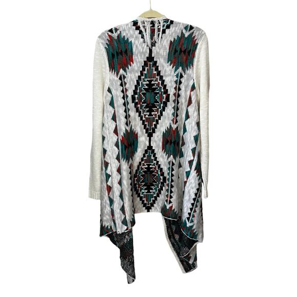 Allison Brittney Womens Cardigan Duster‎ Sweater Size XL Native Western Bohemian - Picture 3 of 7